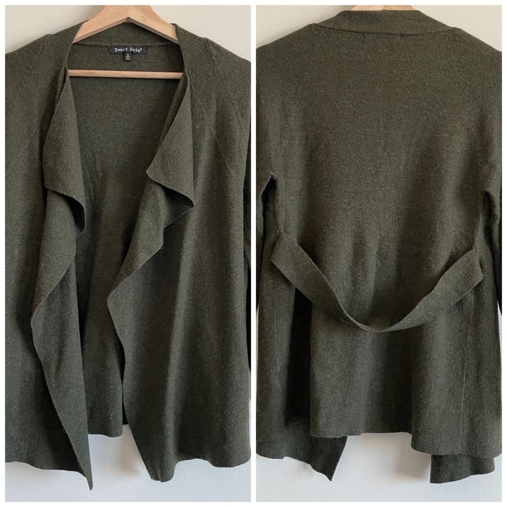 Sweet Rain Open Front Cardigan